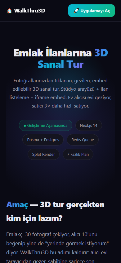 Fatih Web Tasarım Proje Detayı Mobil Görünüm